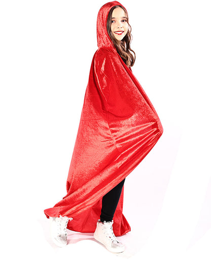 Red Velvet Deluxe Kids Cape