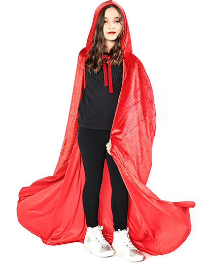 Red Velvet Deluxe Kids Cape