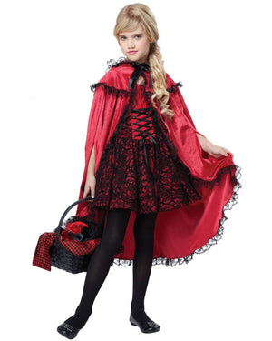 Red Riding Hood Deluxe Girls Costume