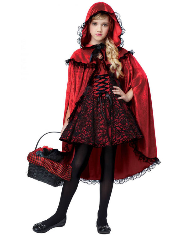 Red Riding Hood Deluxe Girls Costume