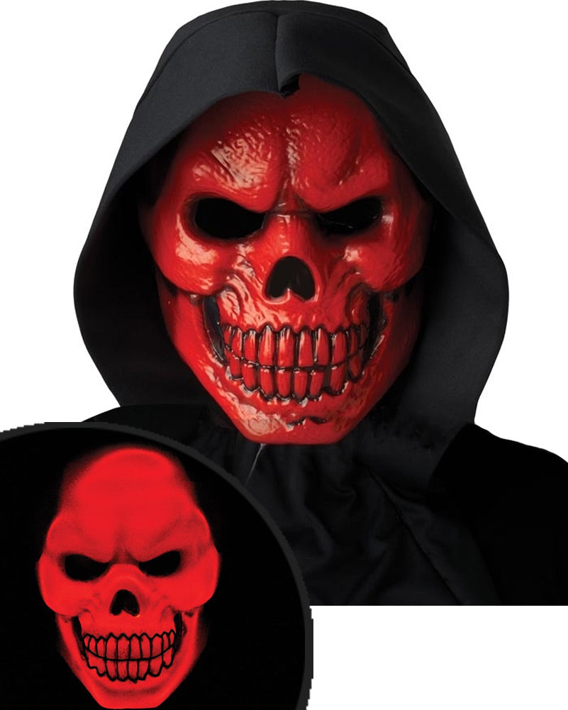 Red Skull Light Up Mask