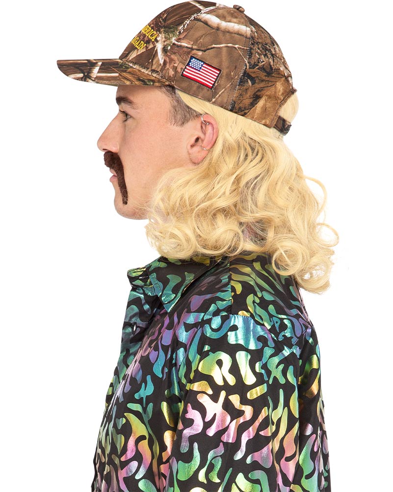 Redneck Hunting Cap with attached Hair