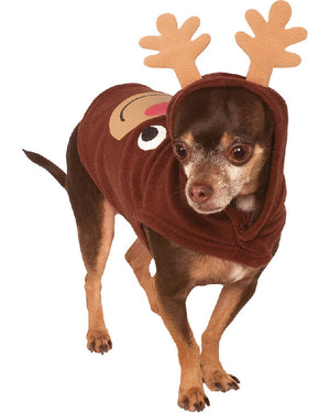 Reindeer Hoodie Pet Christmas Costume