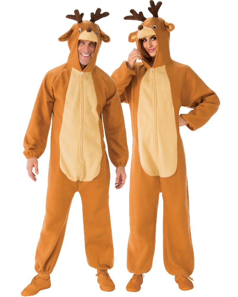 Reindeer Jumpsuit Adult Christmas Costume
