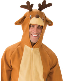 Reindeer Jumpsuit Adult Christmas Costume