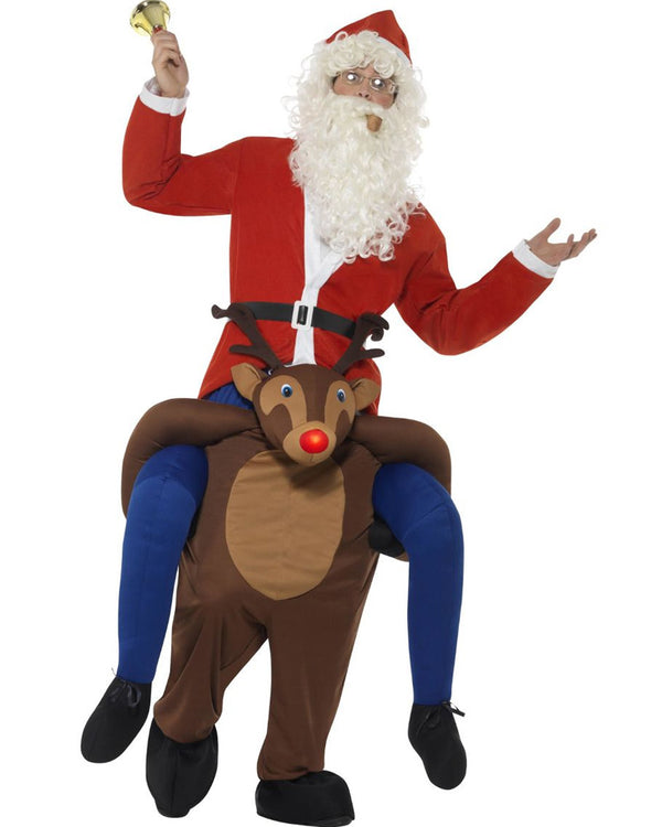 Reindeer Piggyback Adult Christmas Costume