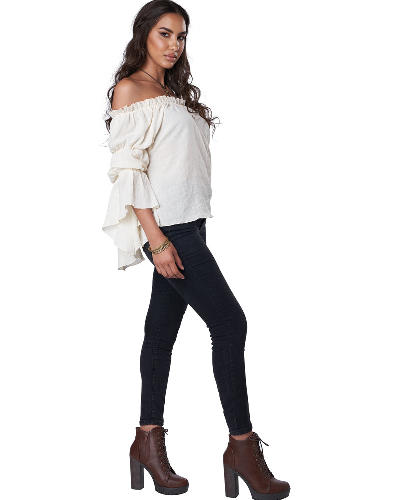 Renaissance Peasant Blouse Womens Shirt