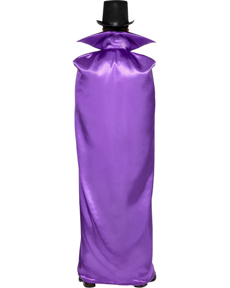 Reversible Purple and Black Count Cape