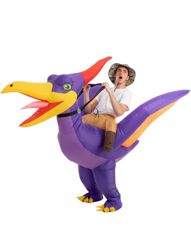Riding A Pteranodon Inflatable Adult Costume