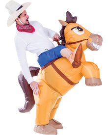 Riding A Horse Inflatable Adult Costume