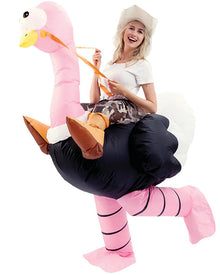 Riding An Ostrich Inflatable Adult Costume