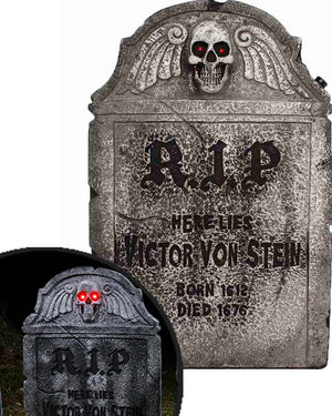 RIP Von Stein Light Up Tombstone 56cm