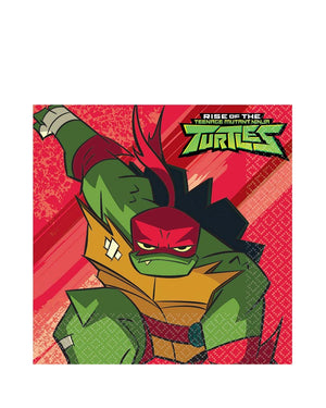 Rise of the Teenage Mutant Ninja Turtles Lunch Napkins Pack of 16