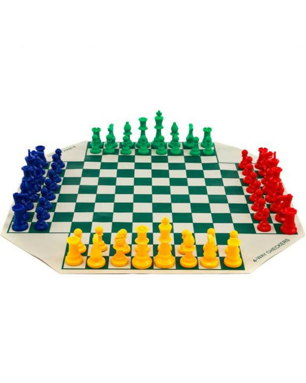 Chess Octagon Board 4 Player Set