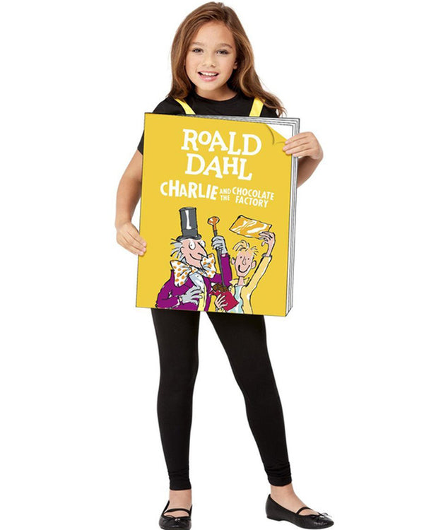 Roald Dahl Chocolate Factory Book Cover Kids Costume