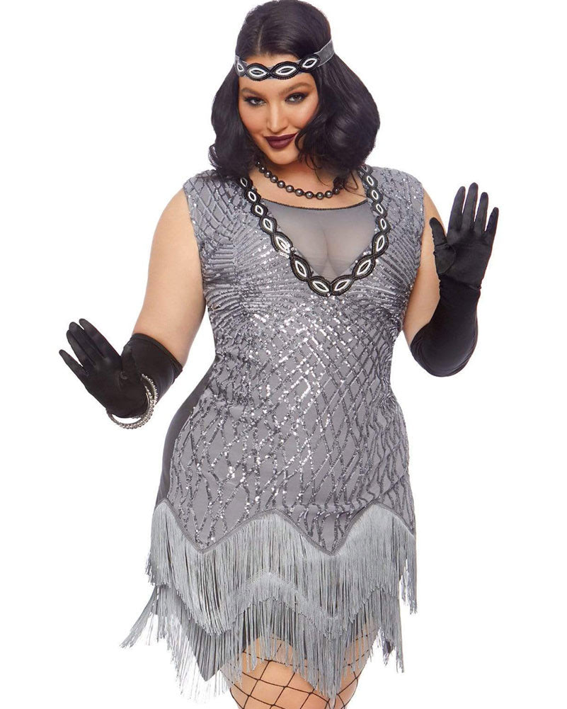 20s Roaring Roxy Womens Plus Size Costume