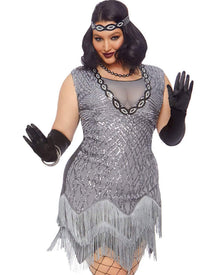 20s Roaring Roxy Womens Plus Size Costume