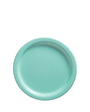 Robins Egg Blue 17cm Round Paper Plates Pack of 20