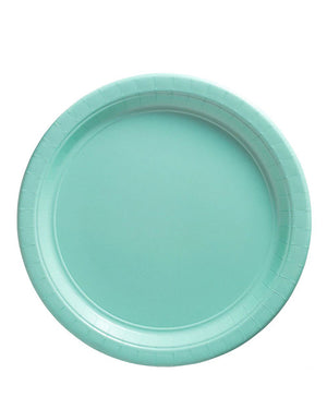 Robins Egg Blue 23cm Round Paper Plates Pack of 20