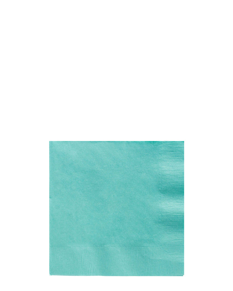 Robins Egg Blue Beverage Napkins Pack of 24