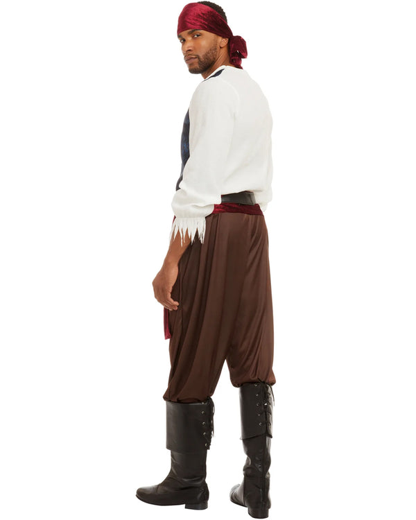 Rugged Rogue Pirate Mens Costume