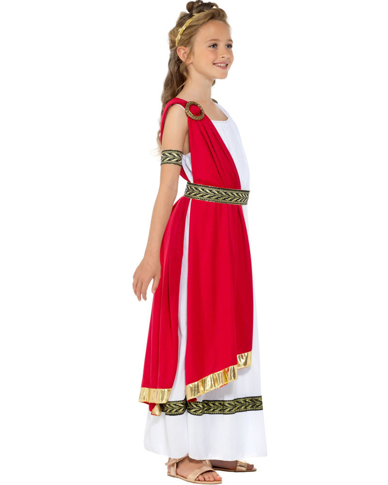 Roman Empress Deluxe Girls Costume