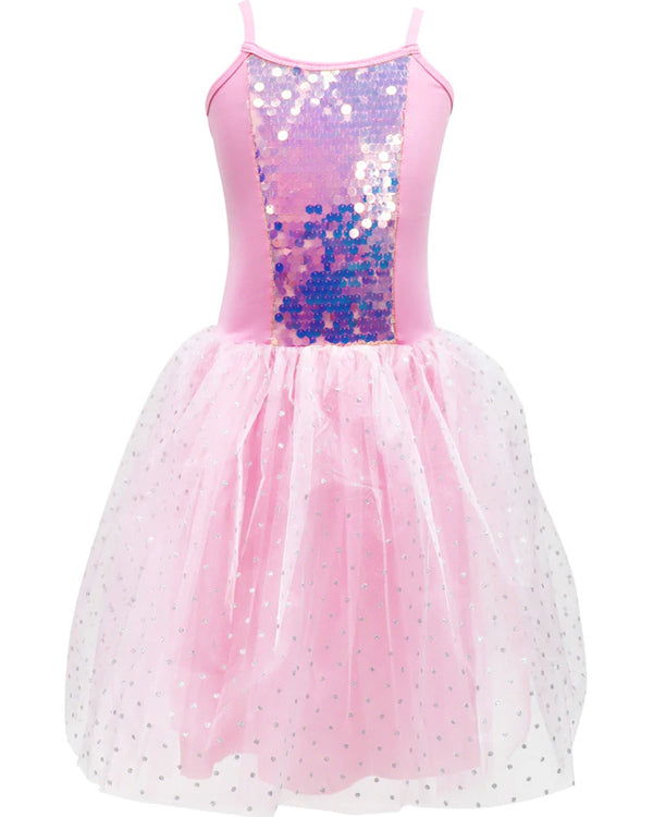 Romantic Ballet Sequin Sparkle Party Dress Girls Costume
