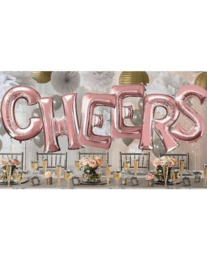 Rose Gold 83cm Letter J Super Shape Balloon