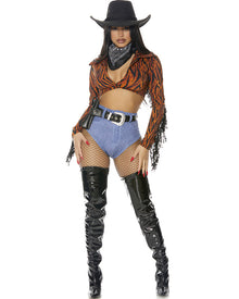 Round Em Up Cowgirl Womens Costume