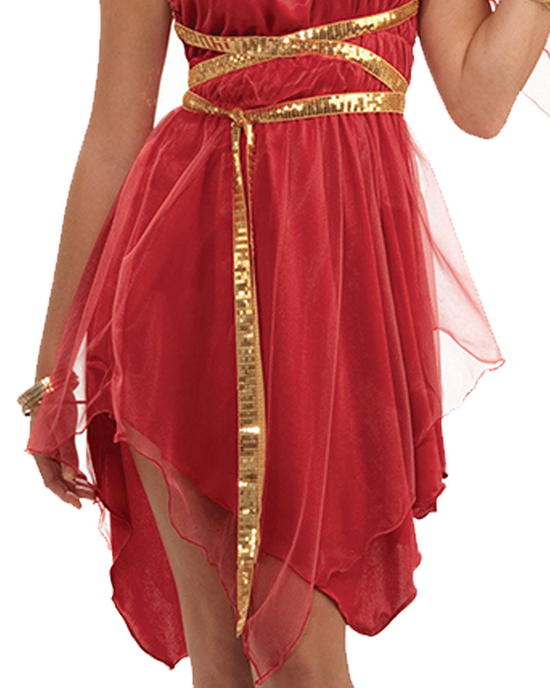 Ruby Red Goddess Womens Costume