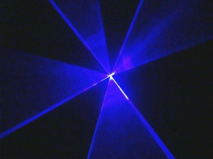 Blue Compact Laser Light 500mW with Sound DMX and Remote Control