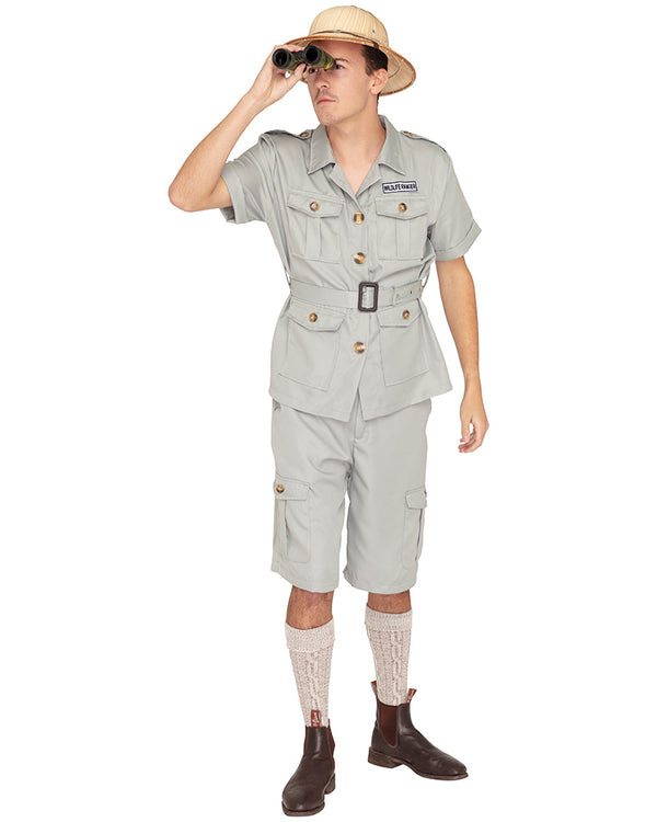 Safari Suit Deluxe Adult Plus Size Costume