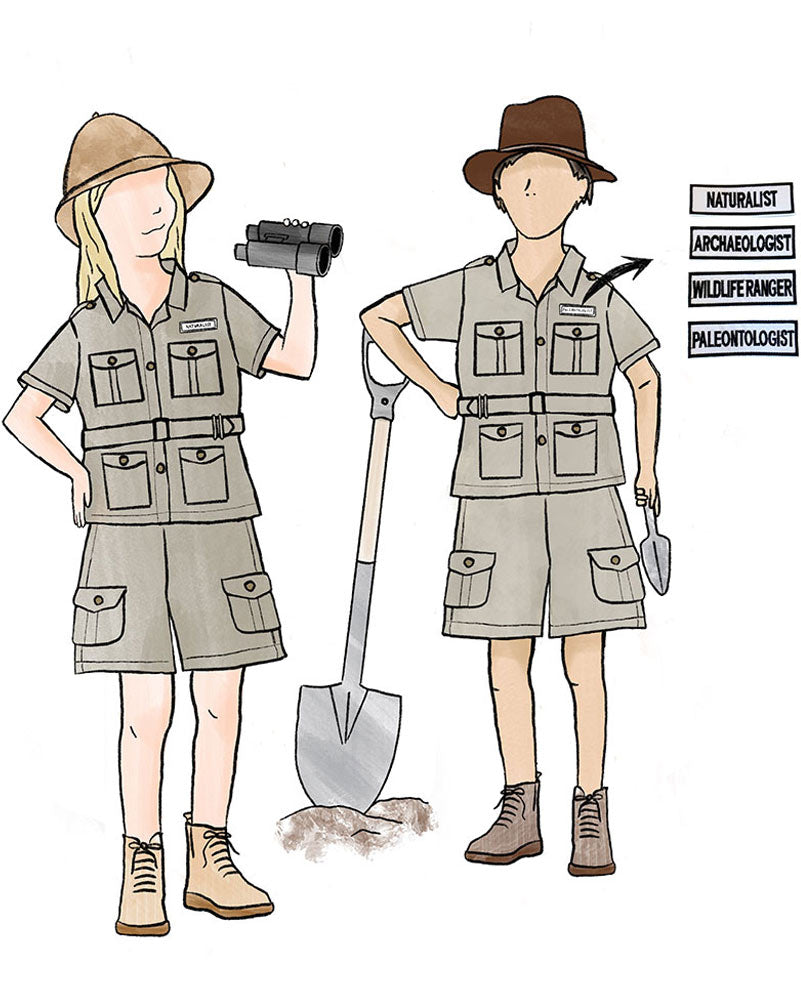 Safari Suit Deluxe Adult Costume