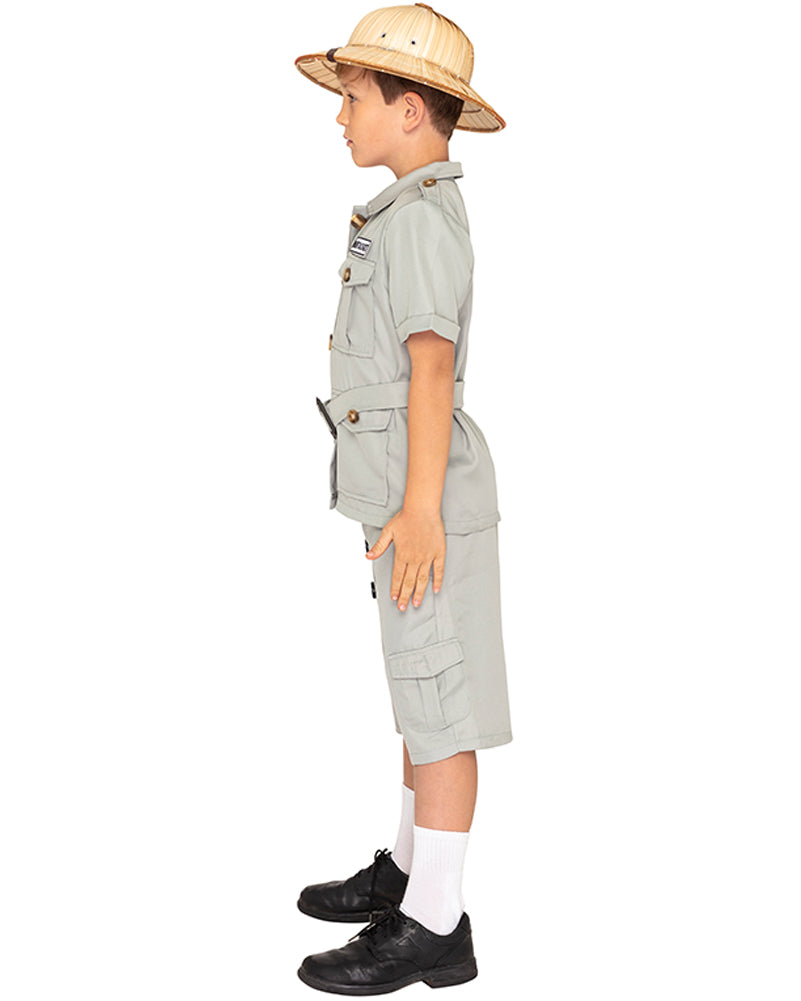 Safari Suit Deluxe Kids Book Week Costume