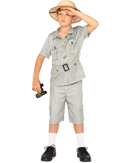 Safari Suit Deluxe Kids Book Week Costume