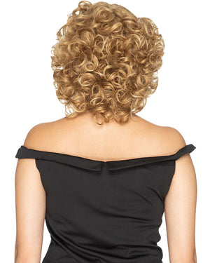 Sandy Deluxe Curly Blonde Wig