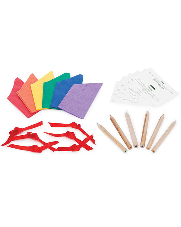Santa and Elf Kids Colour Me Christmas Crackers Pack of 6