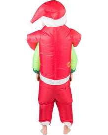 Santa and Elf Lift You Up Inflatable Adult Christmas Costume