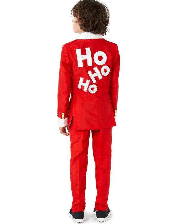 Christmas Santa Faux Fur Boys Suitmeister