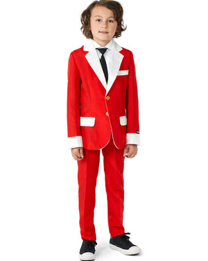 Christmas Santa Faux Fur Boys Suitmeister