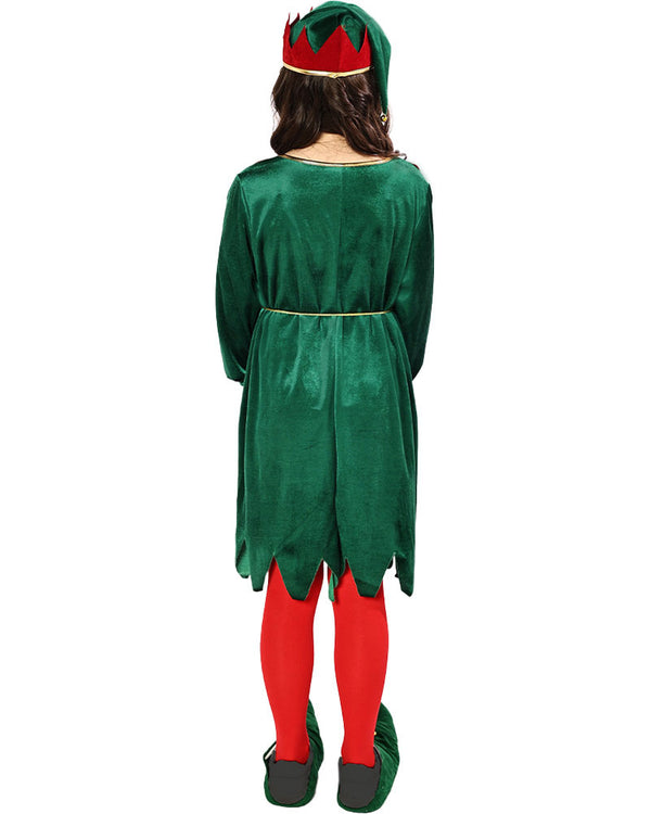 Santas Favourite Elf Kids Christmas Costume