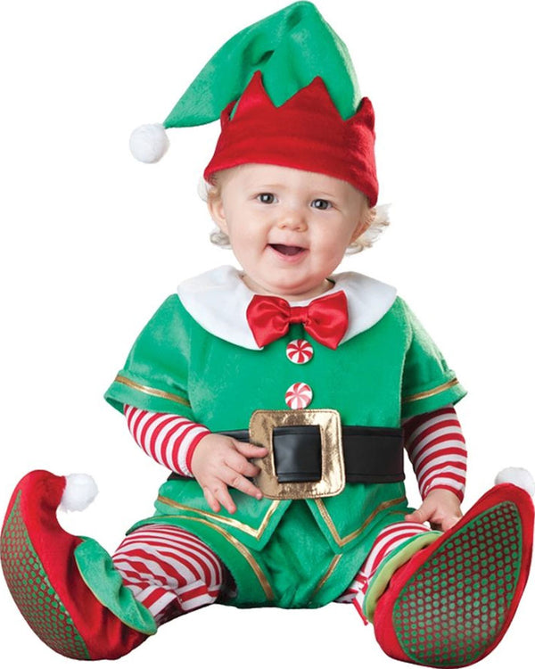 Santas Lil Elf Deluxe Toddler Christmas Costume