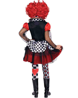 Sassy Queen of Hearts Girls Costume