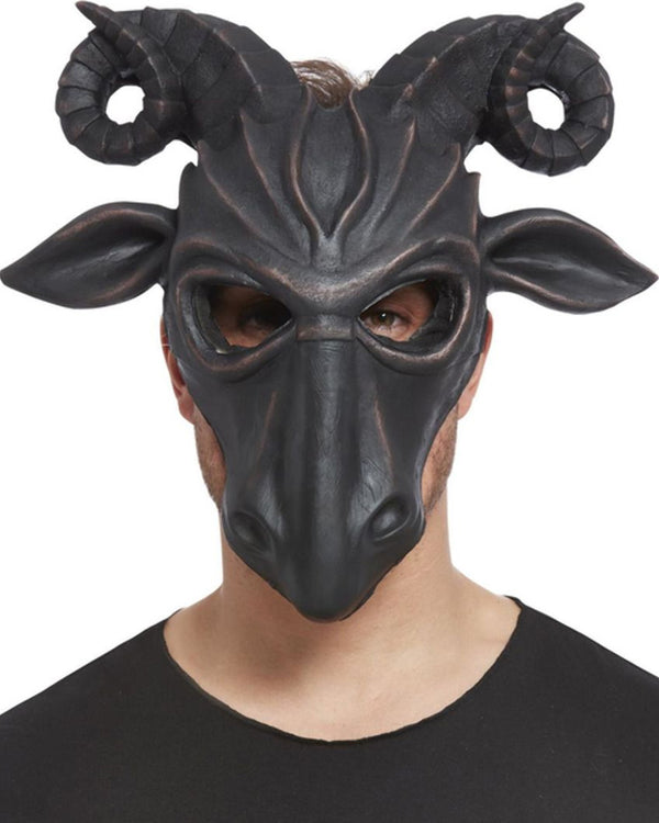 Satanic Ram Deluxe Half Mask