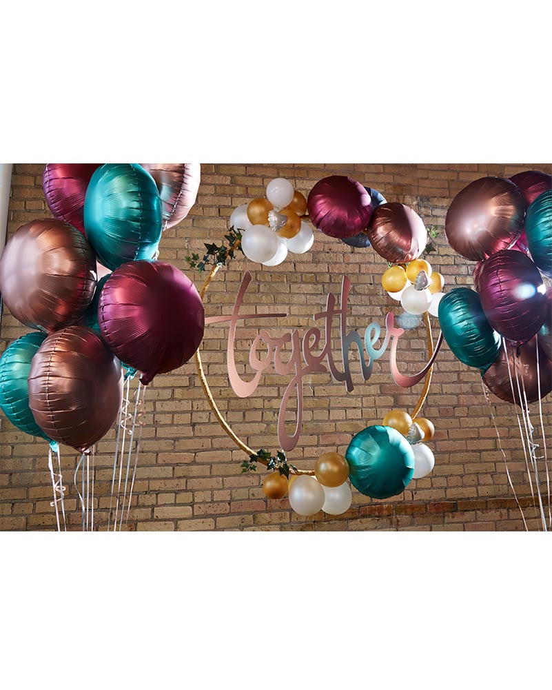 Flamingo Pink Satin 45cm Star Balloon