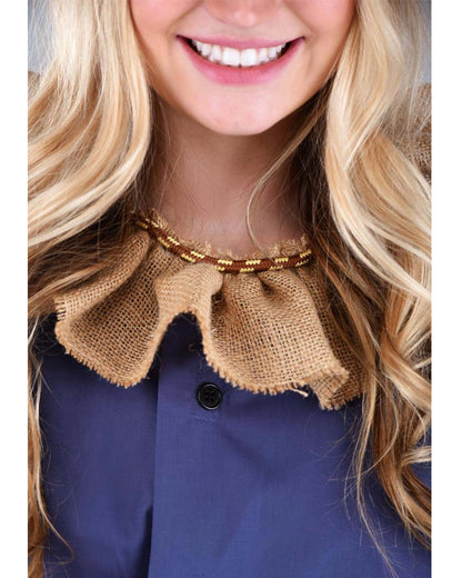 Scarecrow Deluxe Hat and Collar Set