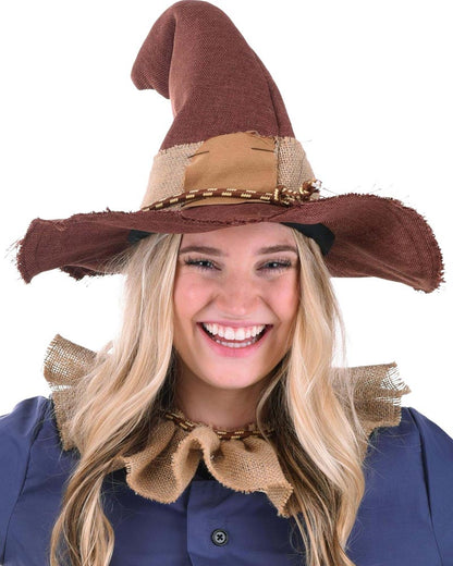 Scarecrow Deluxe Hat and Collar Set