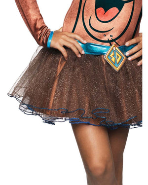 Scooby Doo Hooded Tutu Dress Girls Costume