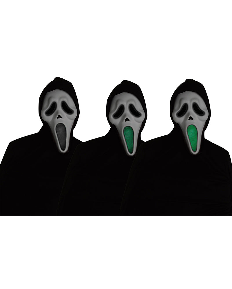 Scream Light Up Fade Mouth Ghost Face Boys Costume