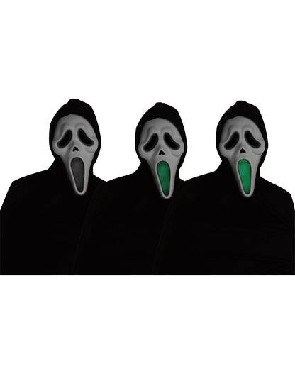 Scream Light Up Fade Mouth Ghost Face Boys Costume